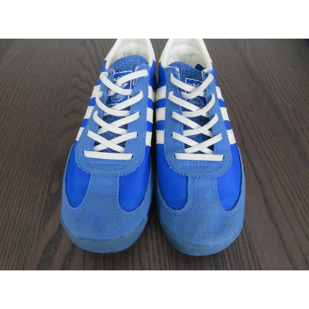 Adidas SL 72 Shoes Boys Youth 3 Blue Kids Low Top Running Sneakers AJH9953
